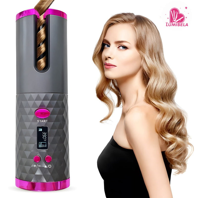 Modelador de Cachos Finalizador Cabelo Automático Sem fio portátil USB profissional