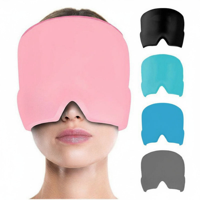 Touca Térmica Máscara De Terapia para Dor de Cabeça e Enxaqueca