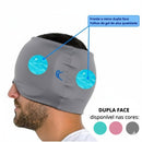 Touca Térmica Máscara De Terapia para Dor de Cabeça e Enxaqueca