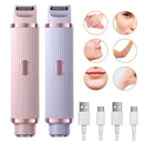 Depilador Elétrico Feminino Recarregável  Navalha Dupla